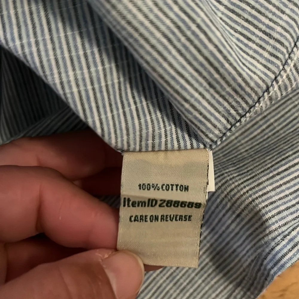 L.L.Bean 100% cotton button down shirt size S - Picture 9 of 11